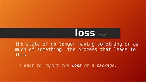 lostred meaning|Loss Meaning .